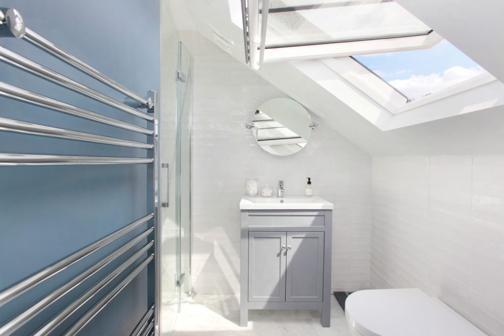 Balham shower room design by Rebecca Kent